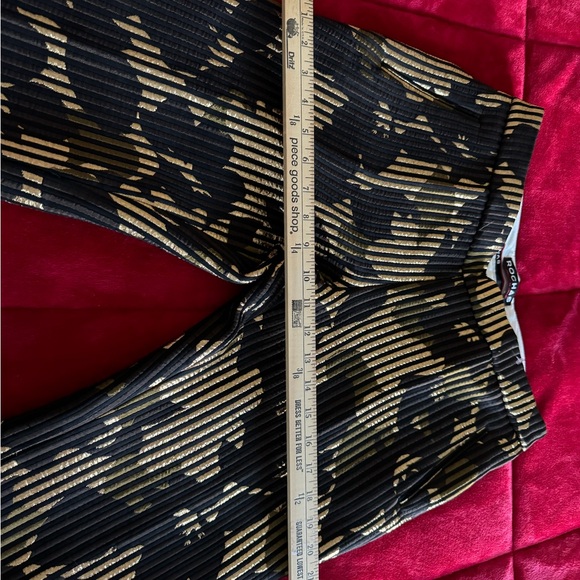 ROCHAS Ladies Metallic Camouflage Wool Blend Pants Trousers IT44 /US 10 - Picture 6 of 8